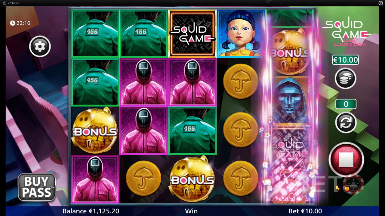 Squid Game - En lycklig dag recension av BETO Slots