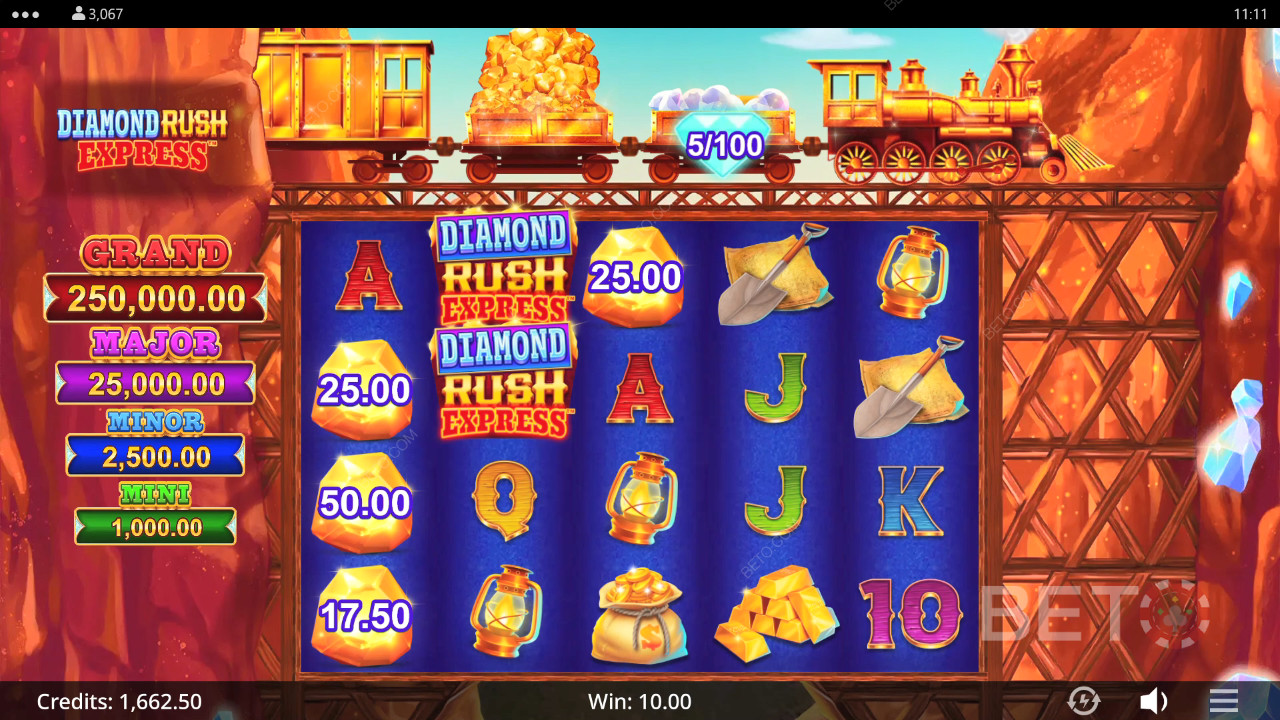 Diamond Rush Express Spela Gratis