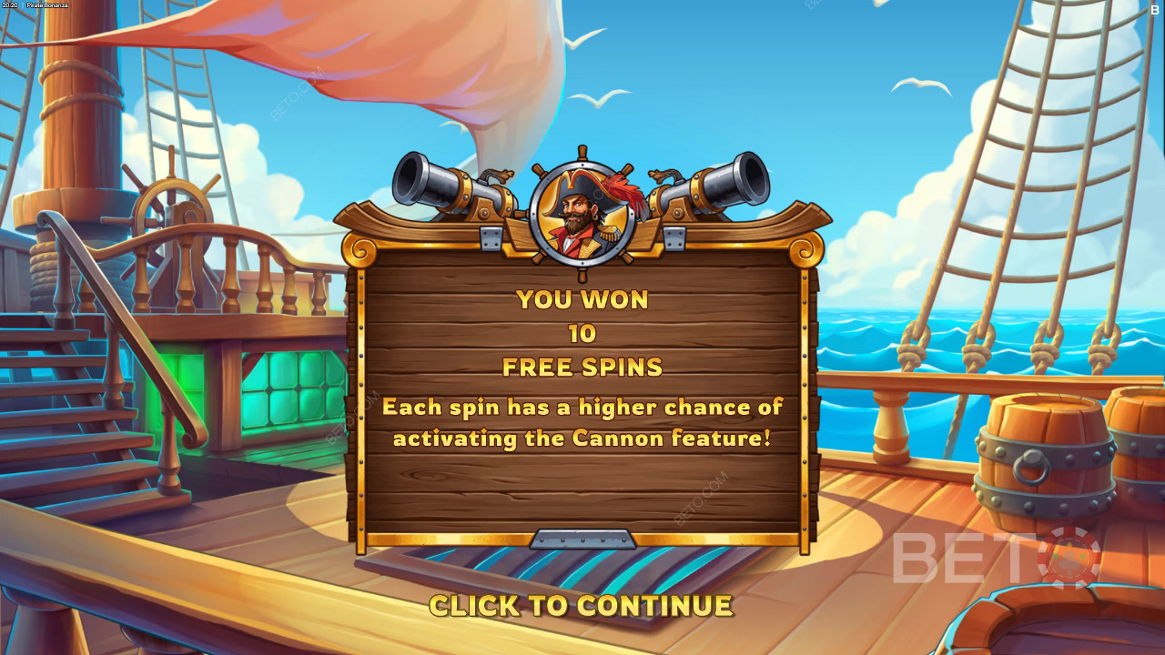 Vinn 10 000 gånger din insats i Pirate Bonanza Video Slot!