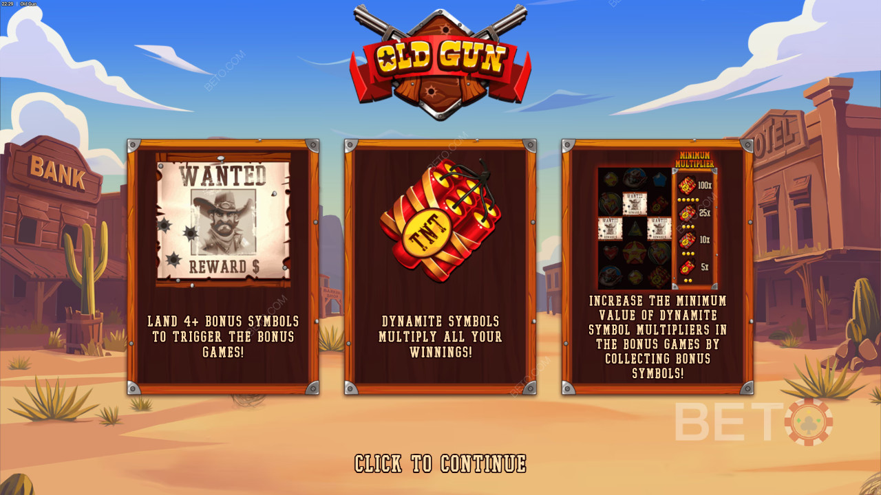 Bonusfunktioner förklaras i Old Gun av Backseat Gaming