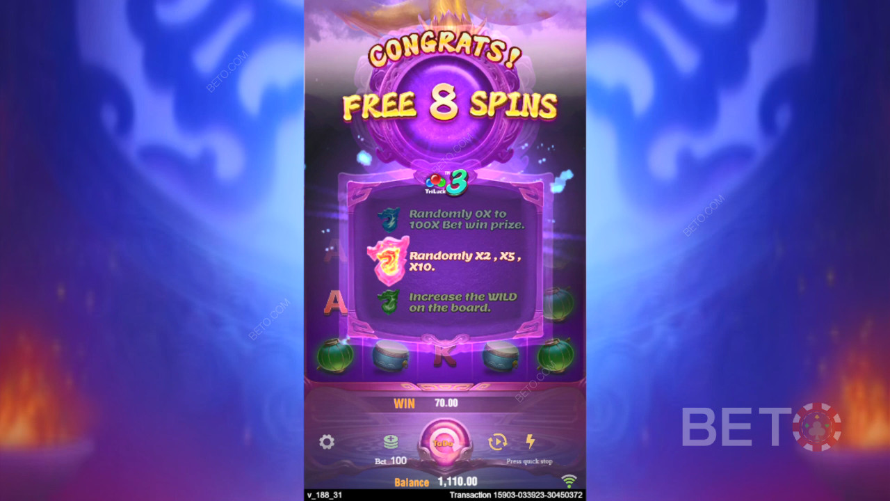 Bonusfunktioner förklaras i 3 Pot Dragons av TaDa Gaming