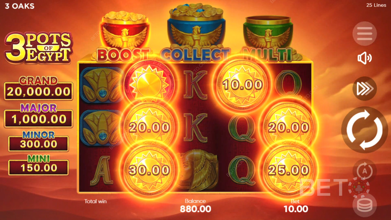 3 Pots of Egypt Spela Gratis