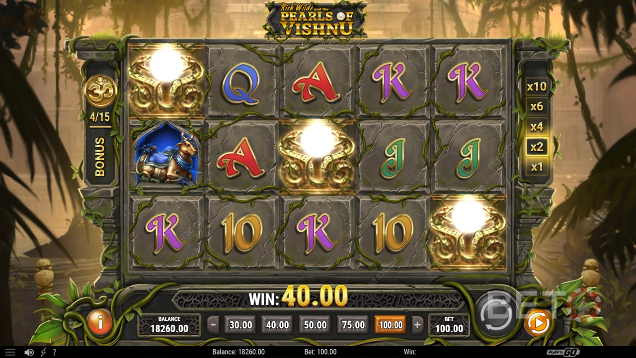 Rich Wilde och Vishnus pärlor Granskning av BETO Slots