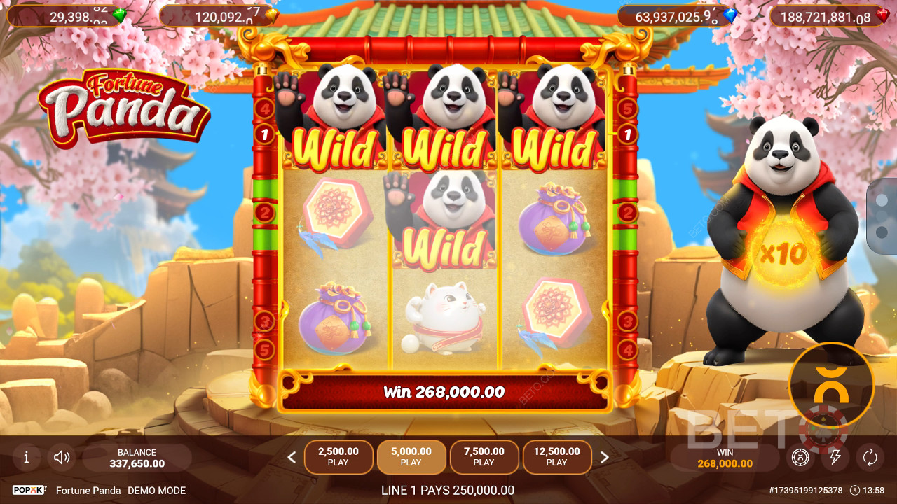 Bonusfunktioner förklaras i Fortune Panda av Popok Gaming