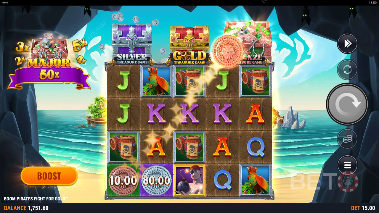 Boom Pirates Fight For Gold Spela Gratis