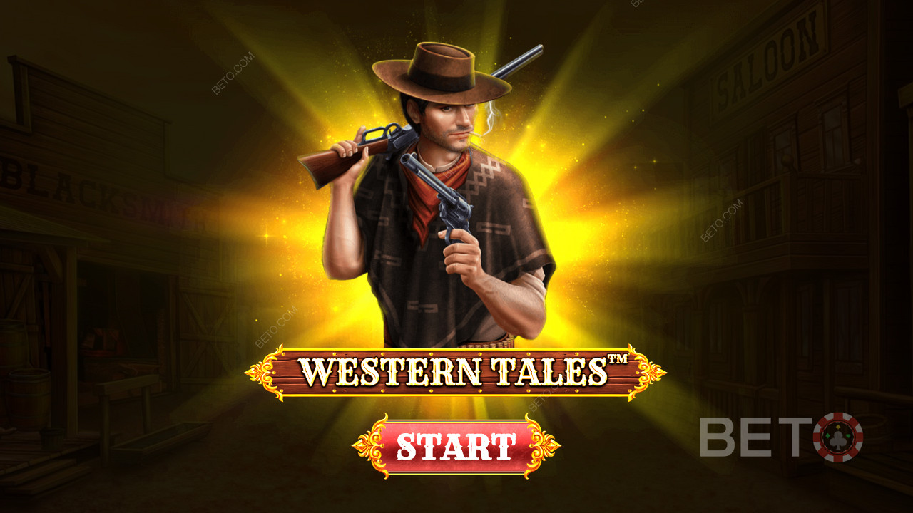 Ladda dina vapen för en riktig bonanza bland revolvermän i spelautomaten Western Tales.