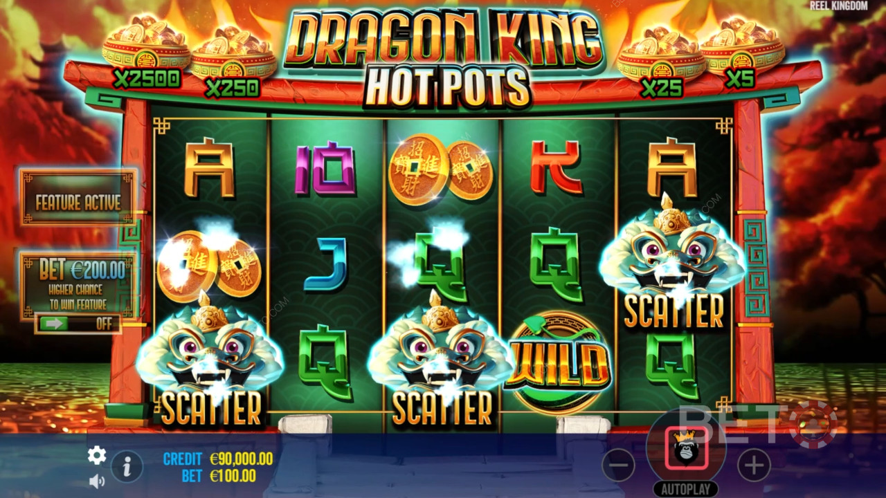 Dragon King Hot Pots Spela Gratis