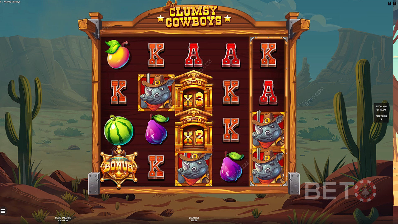 Clumsy Cowboys Review av BETO Slots
