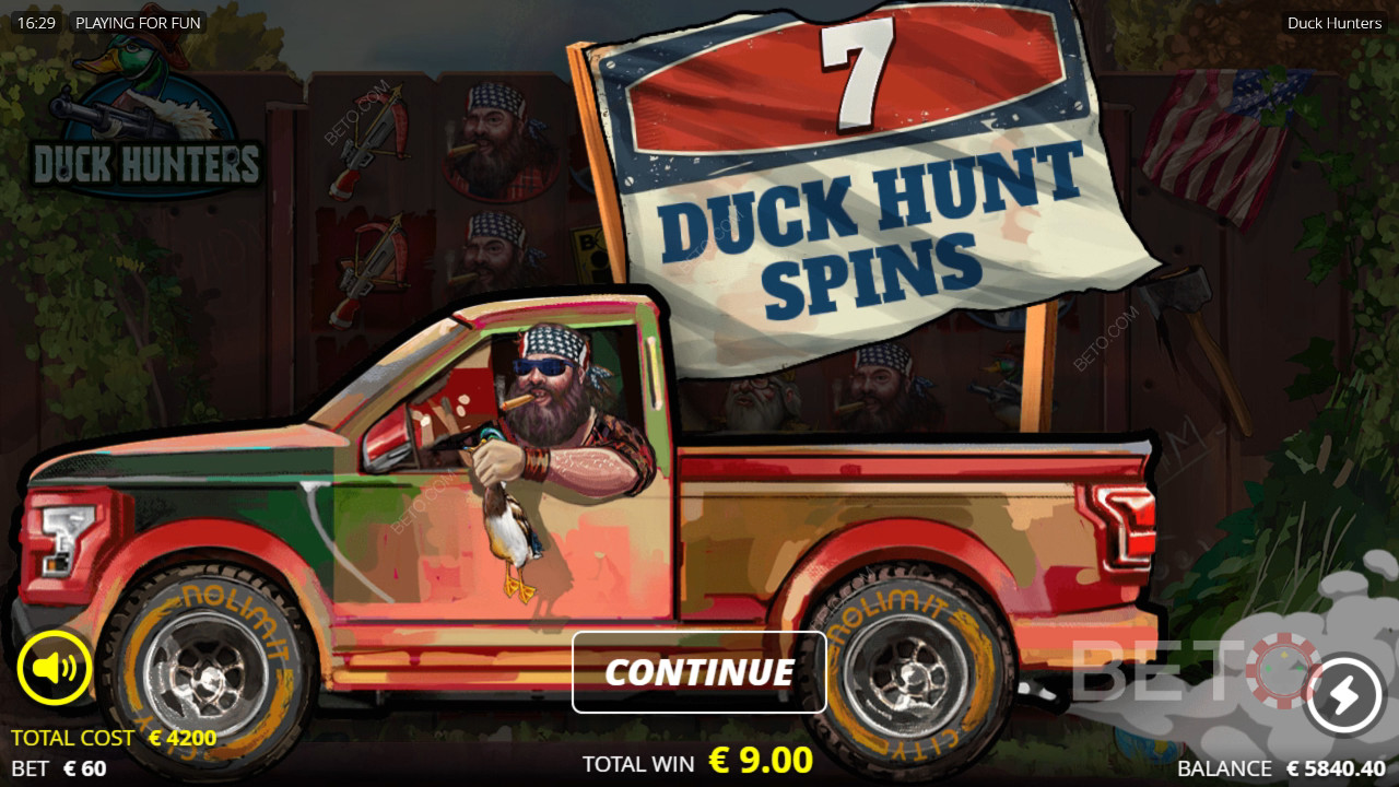 Bonusfunktioner förklarade i Duck Hunters av Nolimit City