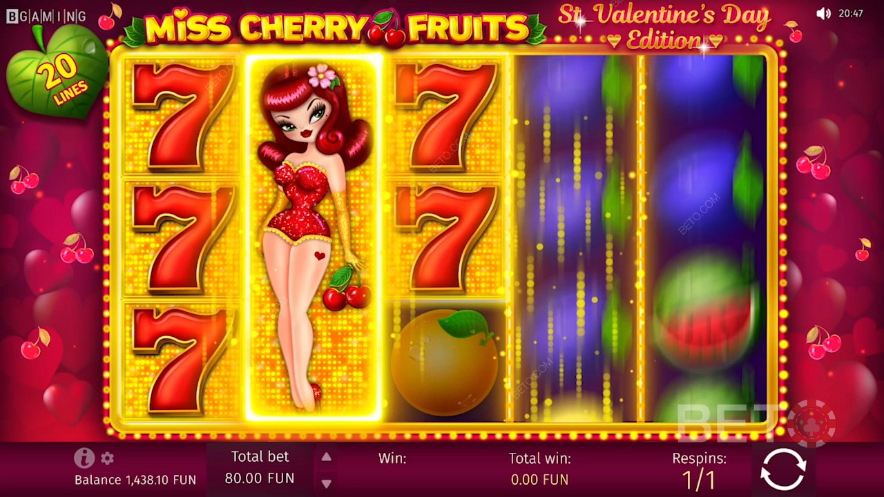 5x3 rutnät i Miss Cherry Fruits