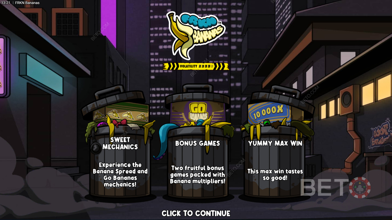 Tema och design: Zany Banana Äventyr