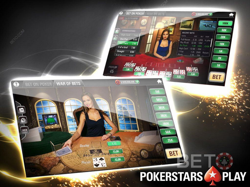 Design och användarvänligt PokerStars casino