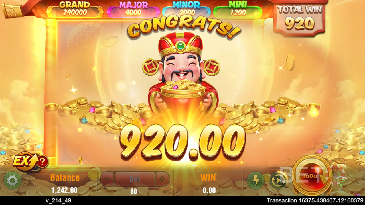 Vinn 3 000 gånger din insats i Money Pot Slot Online!