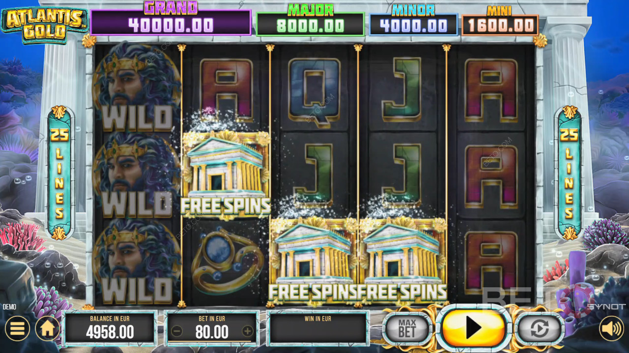 Atlantis Gold (SYNOT) Spela Gratis