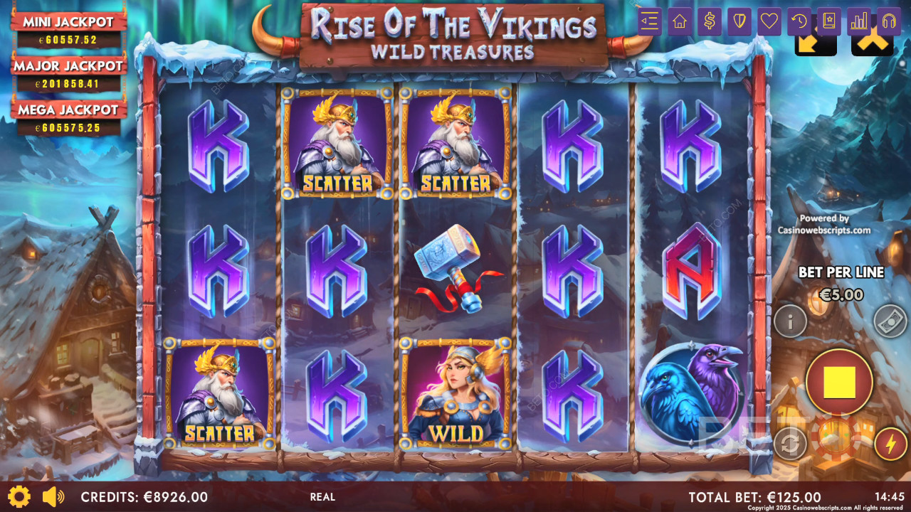 Rise of The Vikings - Wild Treasures Review av BETO Slots