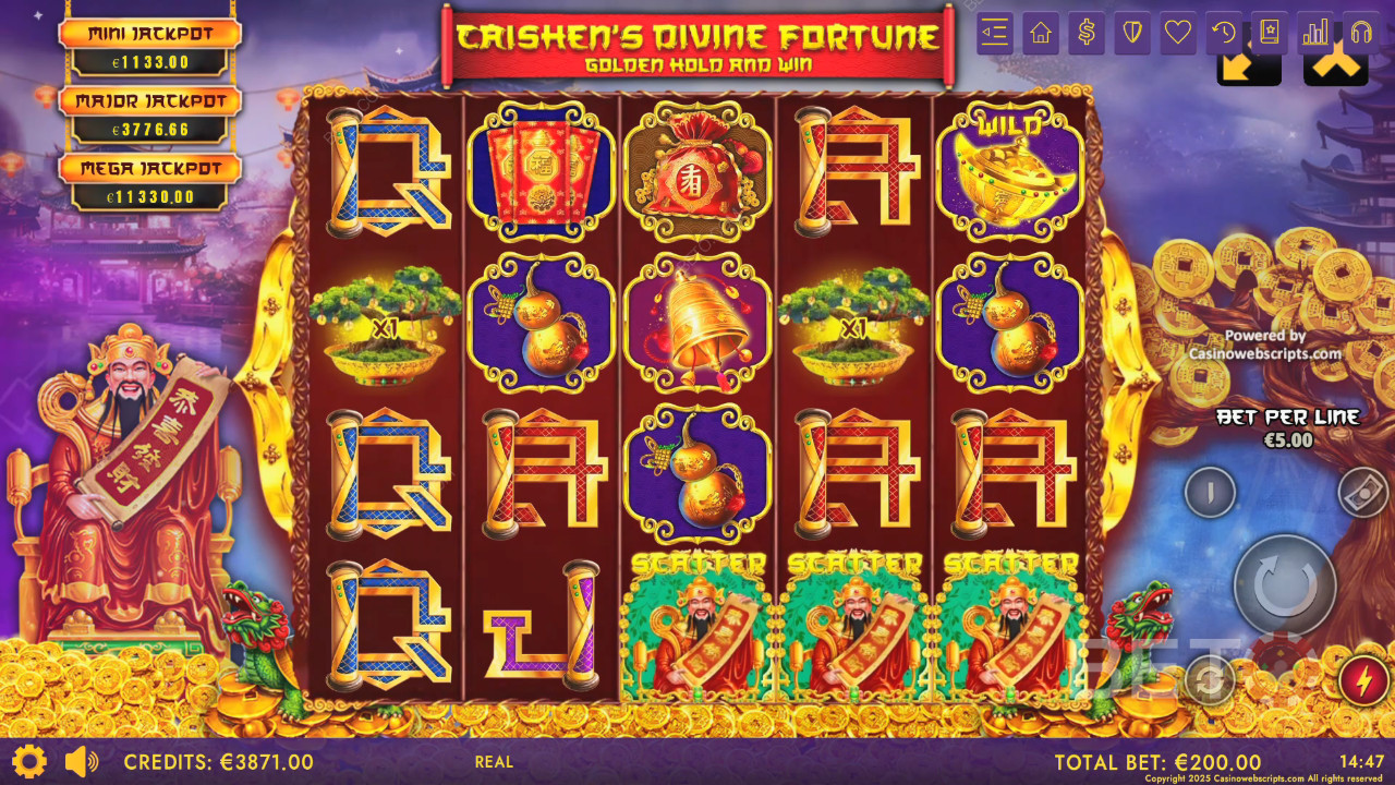 Caishen's Divine Fortune Spela Gratis
