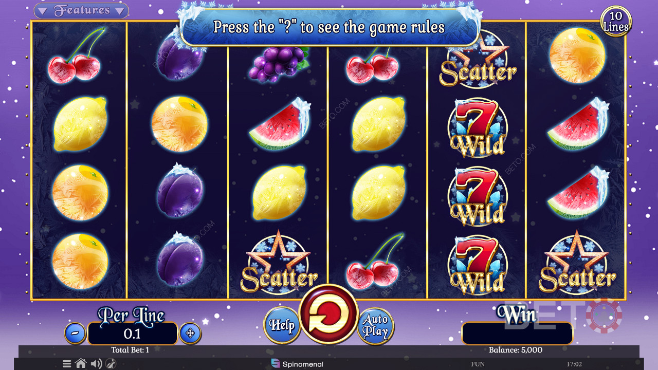 Fruits On Ice Collection 10 Lines Spela Gratis