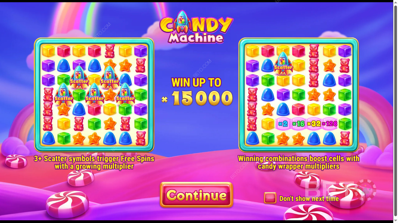 Bonusfunktioner förklaras i Candy Machine av Barbara Bang