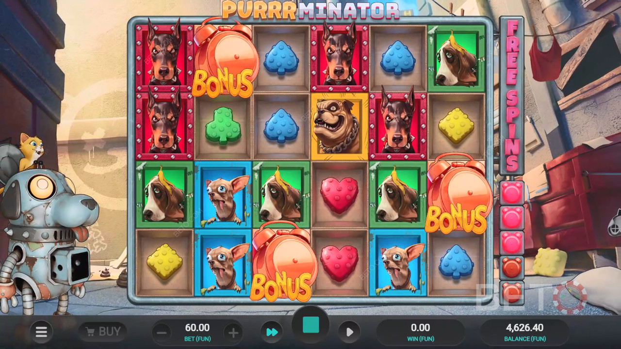 Purrrminator Review av BETO Slots