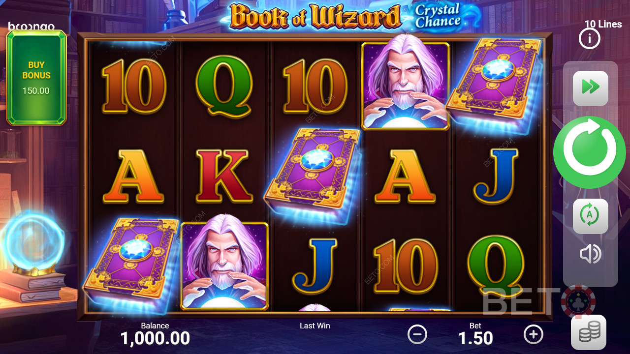 Book of Wizard: Crystal Chance Spela Gratis