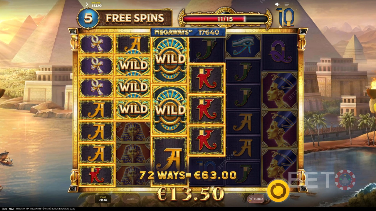 Wings of Ra Megaways Review av BETO Slots