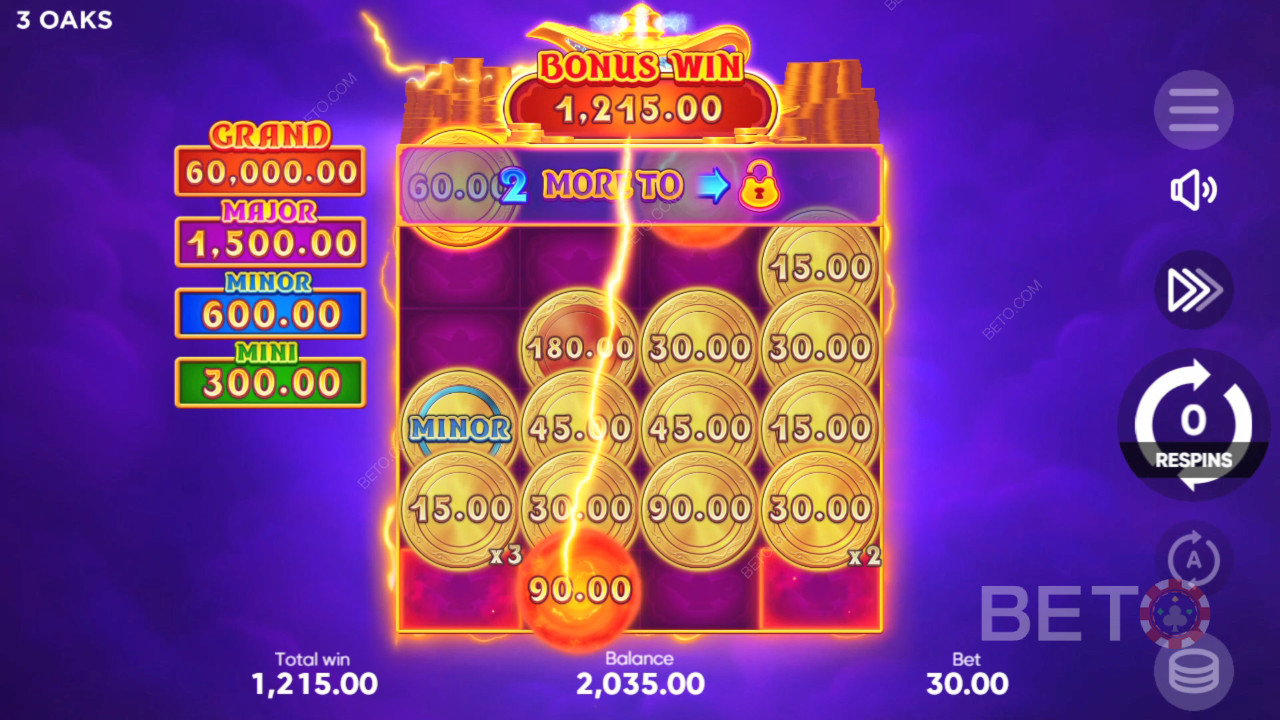 Bonusfunktioner förklaras i Coin Lamp av 3 Oaks Gaming