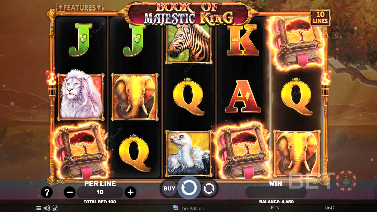 Book of Majestic King Spela Gratis