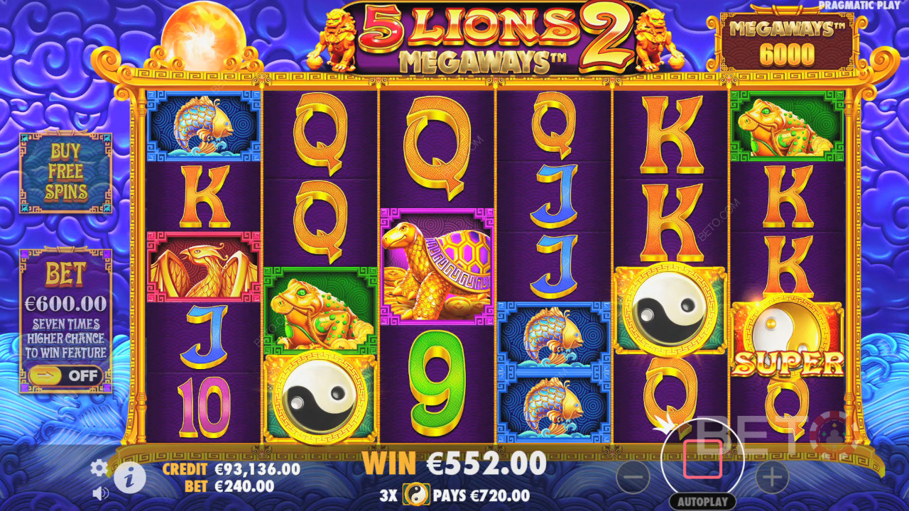 5 Lions Megaways 2 Granskning av BETO Slots
