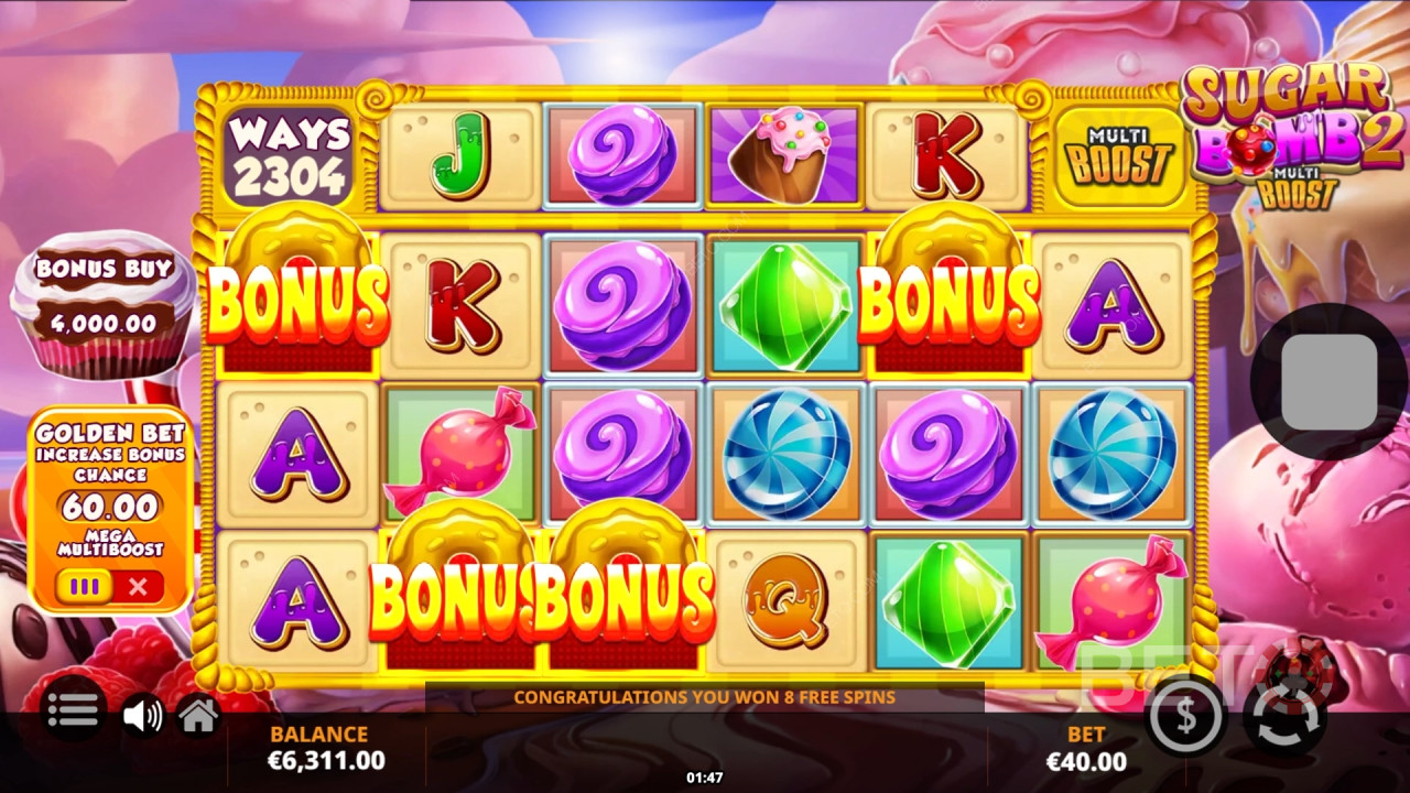 Sugar Bomb 2 MultiBoost-recension av BETO Slots