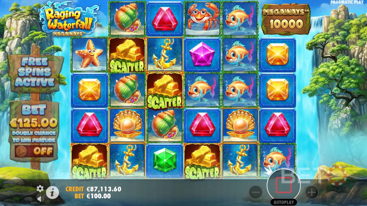 Raging Waterfall Megaways Review av BETO Slots
