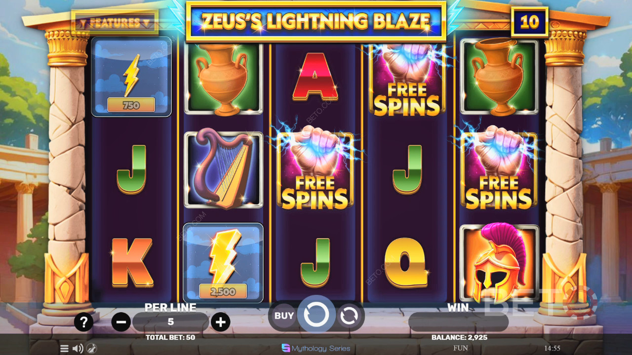 Zeus's Lightning Blaze Spela Gratis
