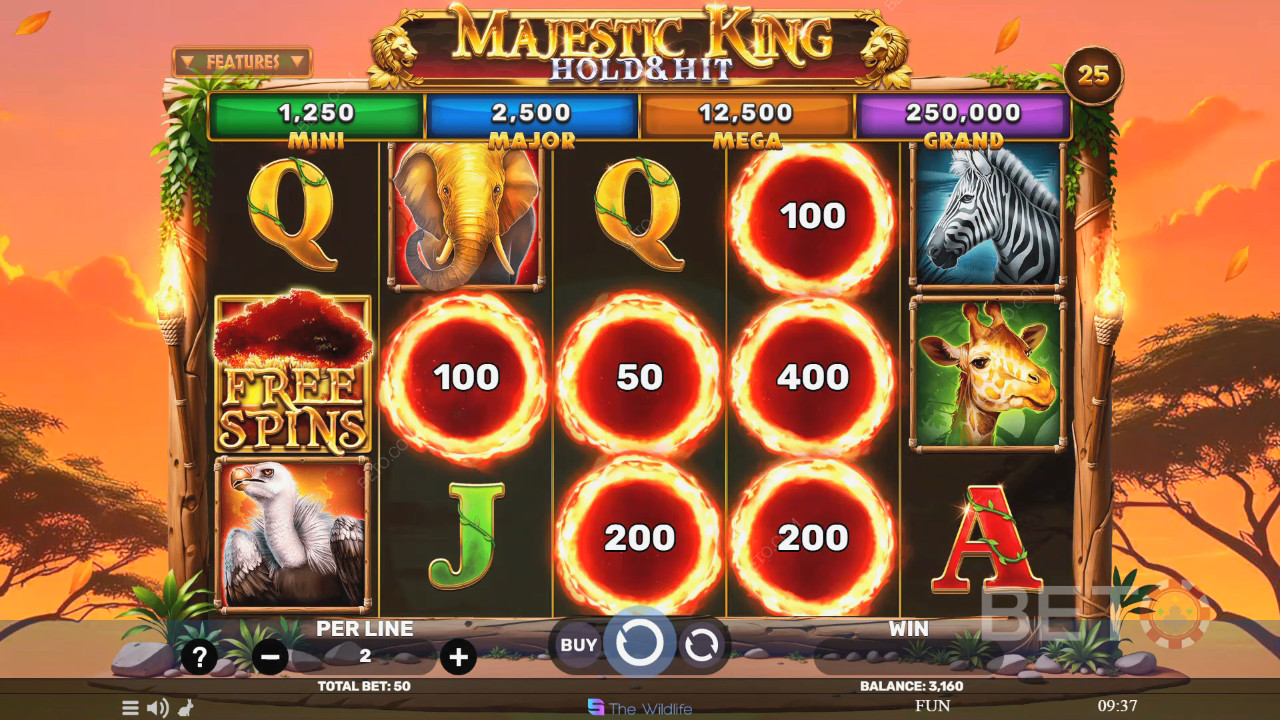 Majestic King - Hold & Hit Spela Gratis