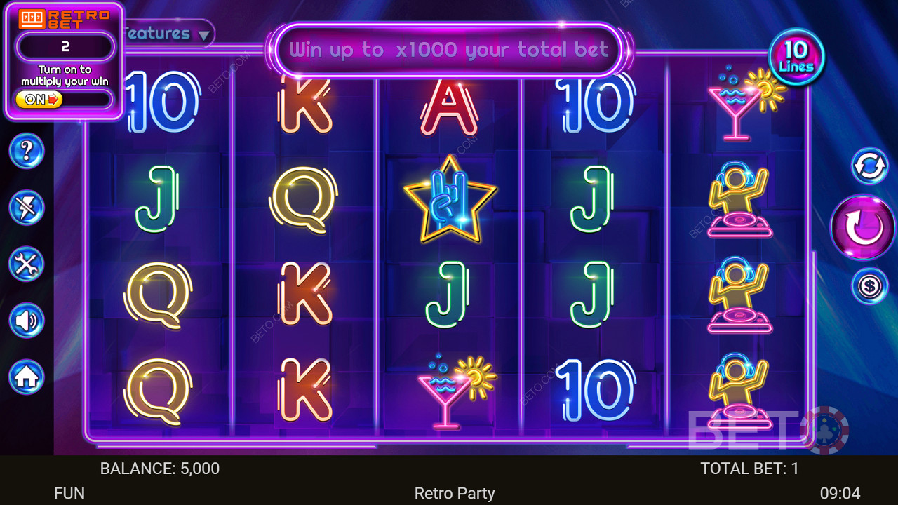 Retro Party Spela Gratis
