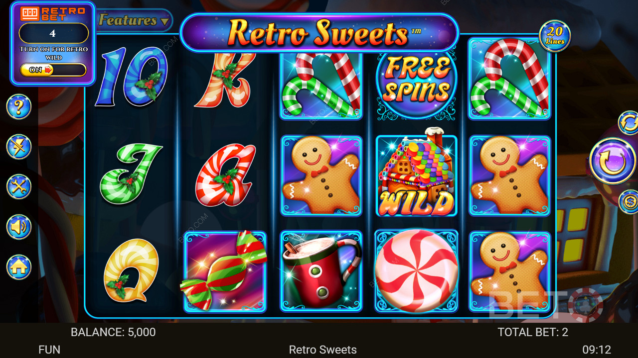 Retro Sweets Spela Gratis