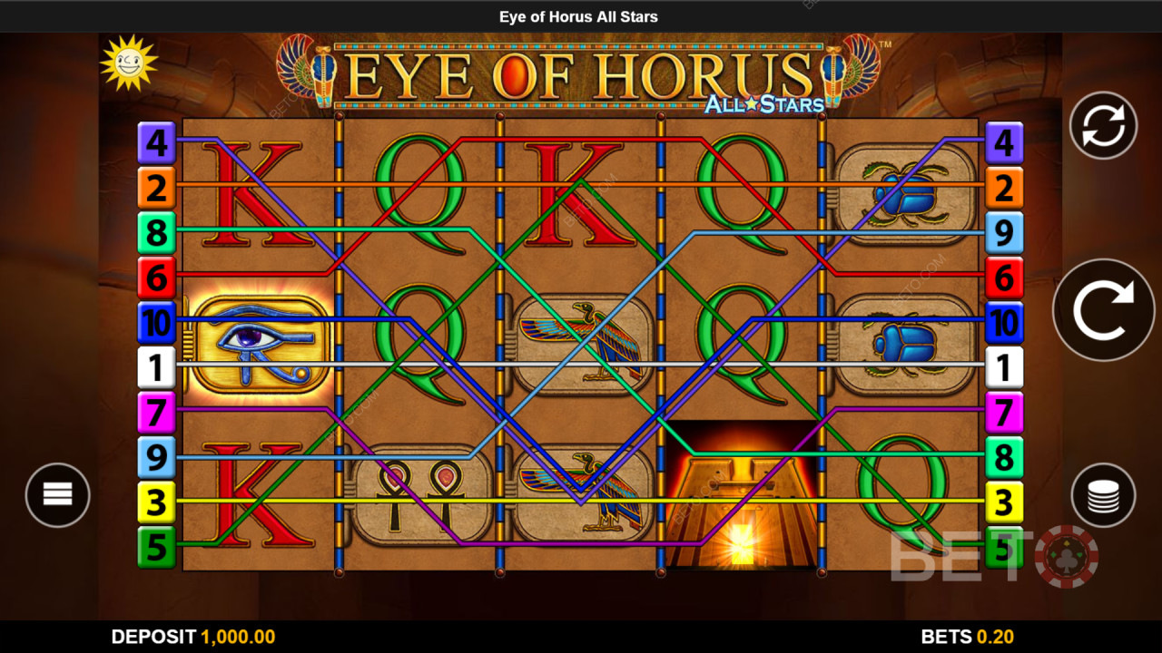 Tema och design: Forntida egyptiskt äventyr