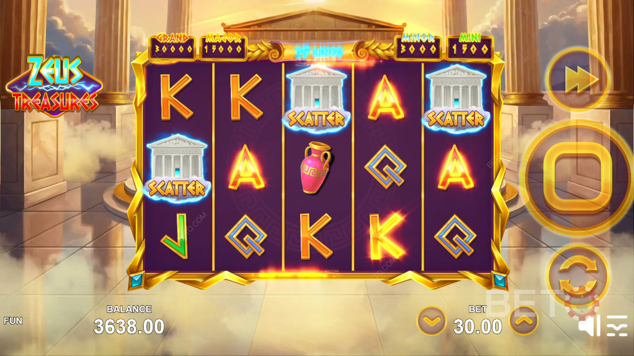 Zeus Treasures Spela Gratis
