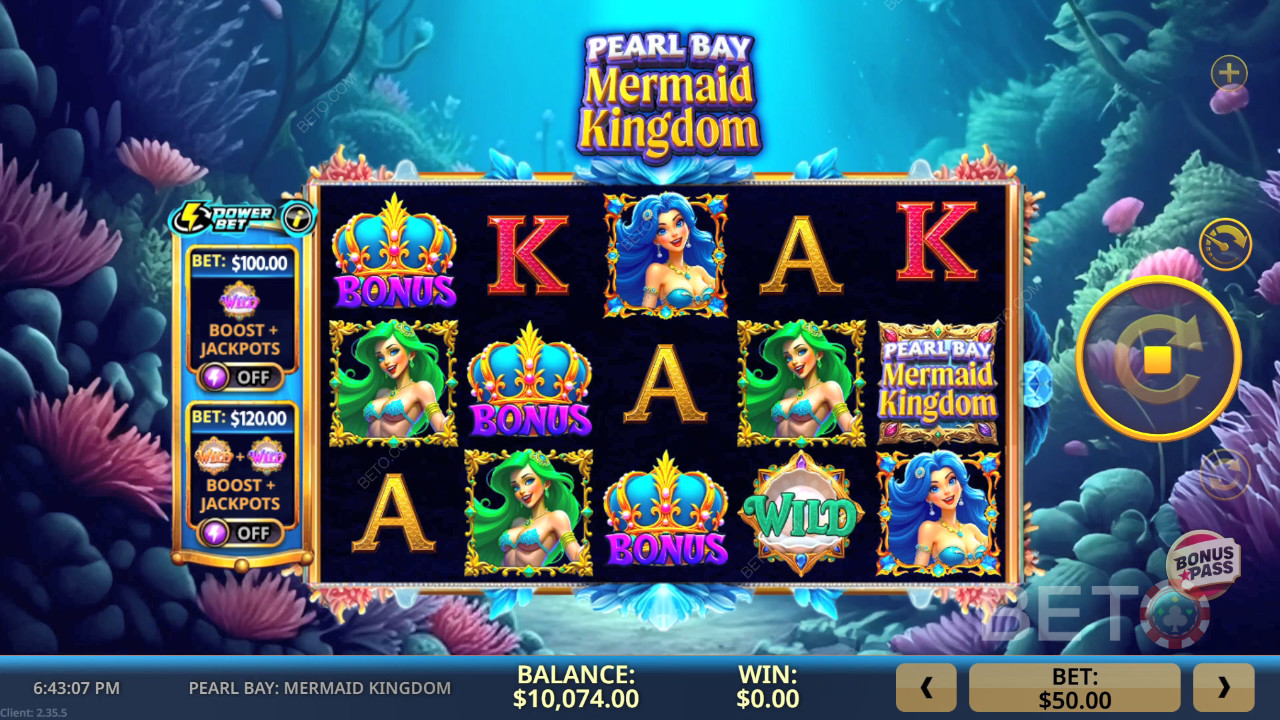 Pearl Bay: Mermaid Kingdom Review av BETO Slots