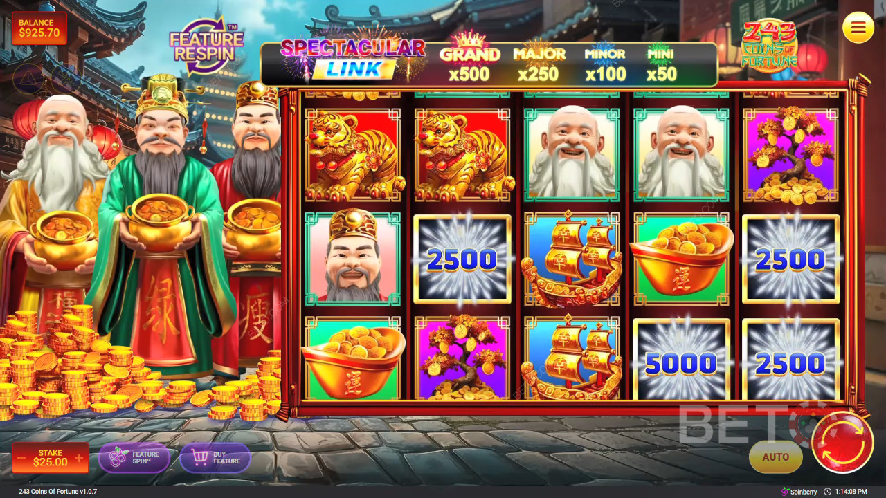 243 Coins of Fortune Spela Gratis