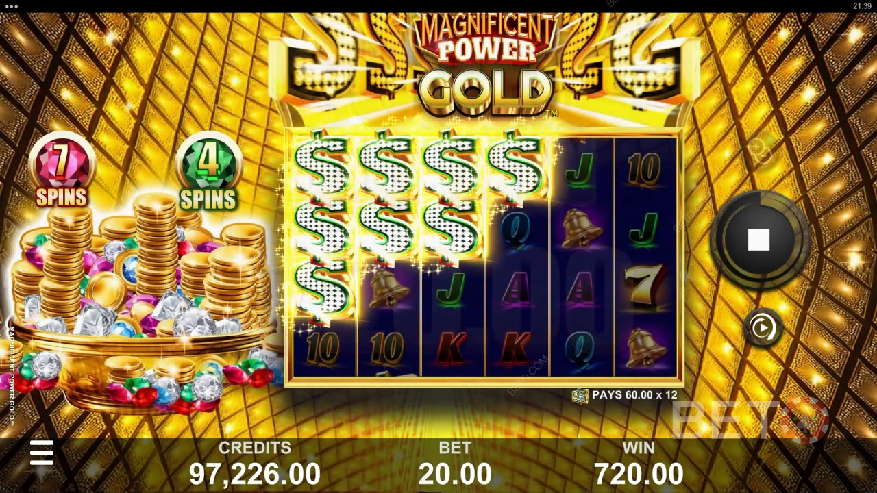 Magnificent Power Gold Review av BETO Slots