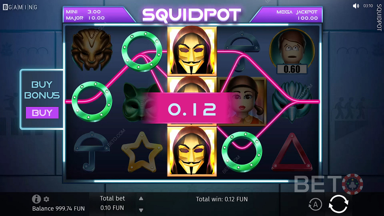 Landa 3 eller fler Scatter-symboler för att låsa upp spännande Free Spin-bonusar.