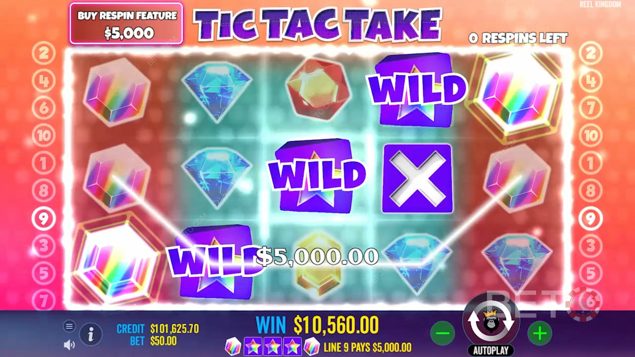 Spela en spännande omgång Tic Tac Take och vinn spännande priser i den nya Pragmatic-titeln.