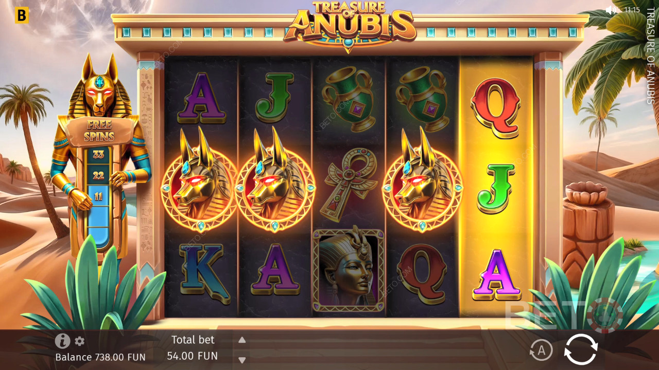 Treasure of Anubis Review av BETO Slots