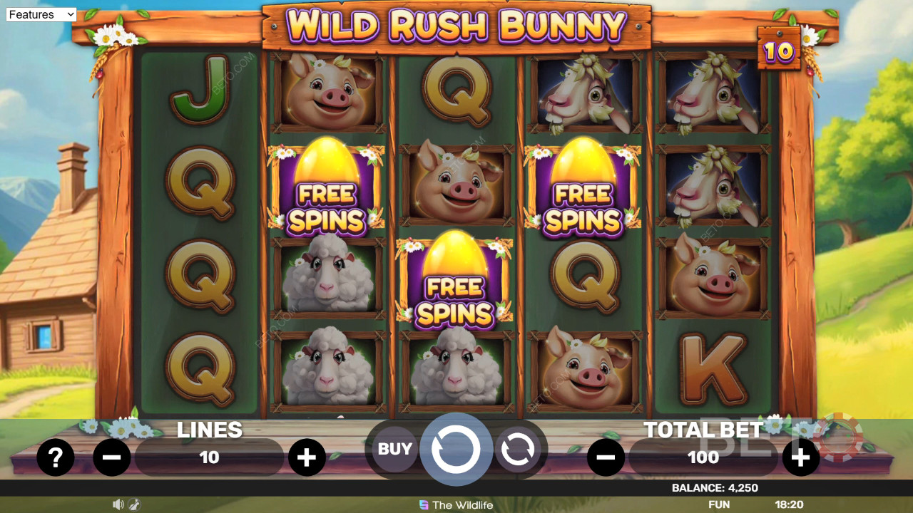 Wild Rush Bunny Review av BETO Slots
