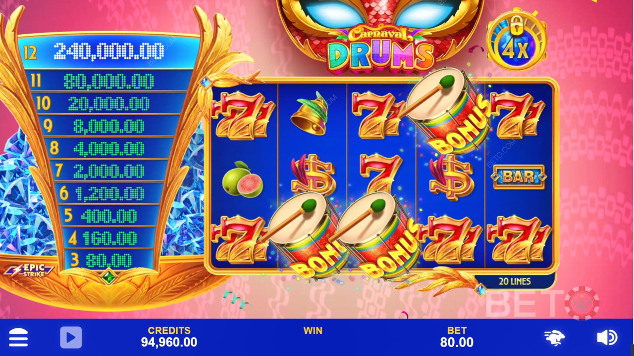Carnaval Drums Spela Gratis