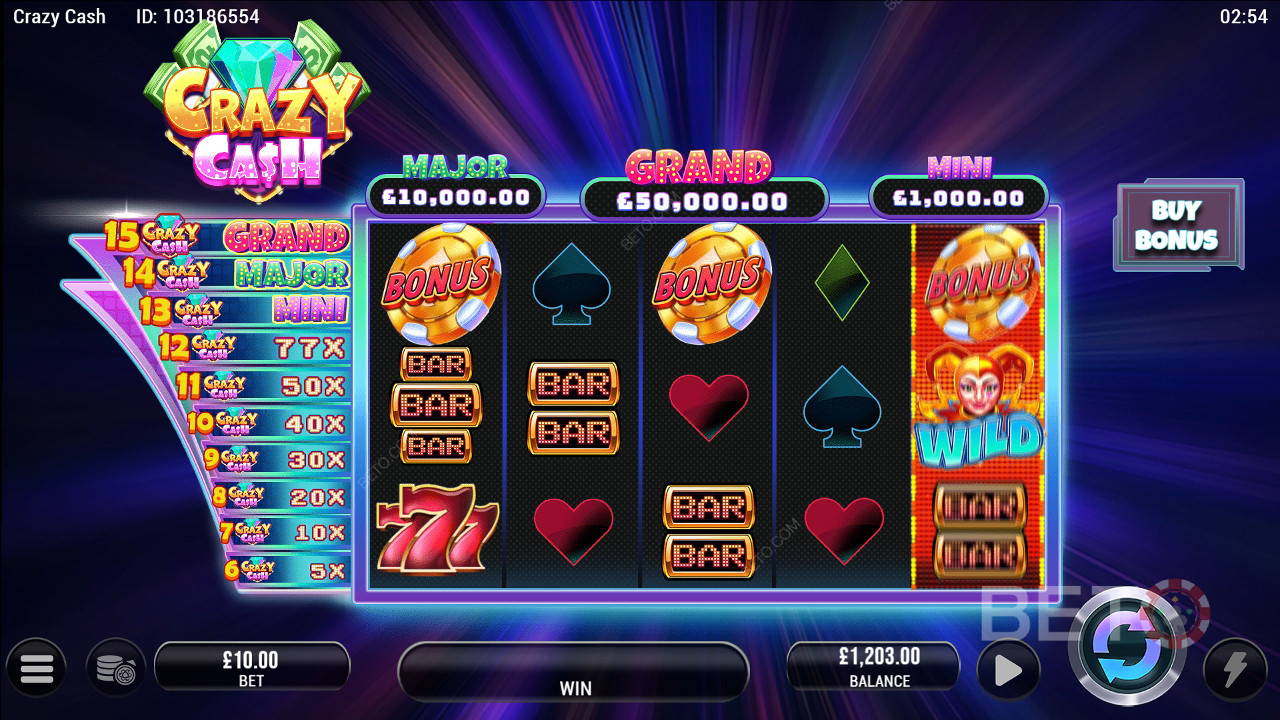 Crazy Cash Review av BETO Slots