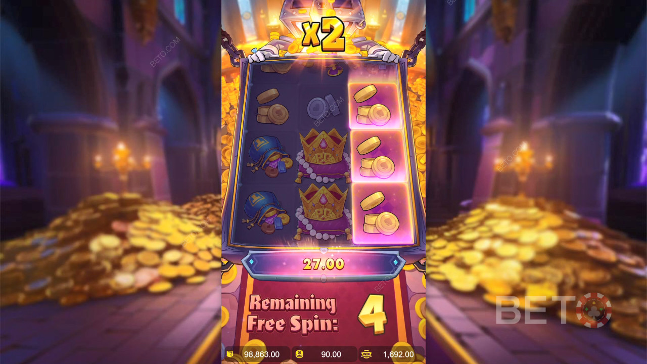 Vinn 5 000 gånger din insats i Mr. Treasure