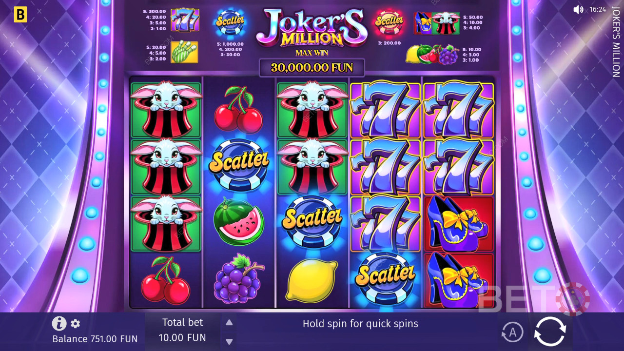 Joker's Million Spela Gratis