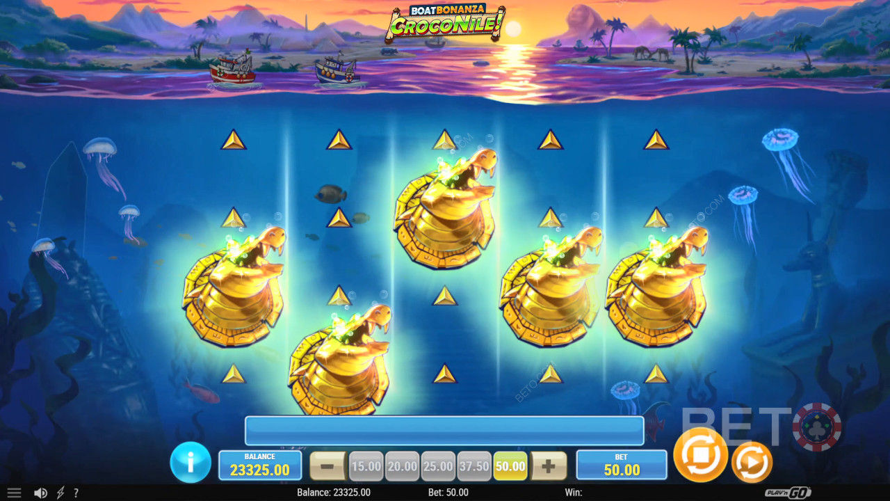 Båt Bonanza CrocoNile! Granskning av BETO Slots