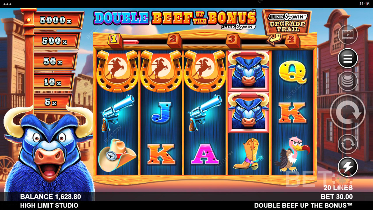 Dubbel Beef Up The Bonus Review av BETO Slots