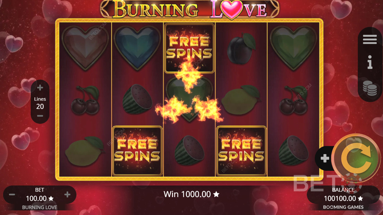 Burning Love Review av BETO Slots